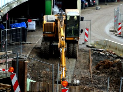 Caterpillar excavator in Saarbruecken