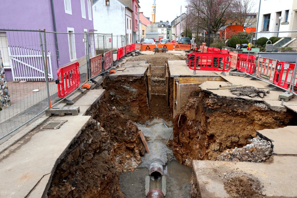 Chantier rue Henri Vannerus 14.3.2020 2