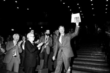 CDA-bijeenkomst in Jaarbeurs congrescentrum te Utrecht, begin verkiezingscampagn, Bestanddeelnr 931-4274