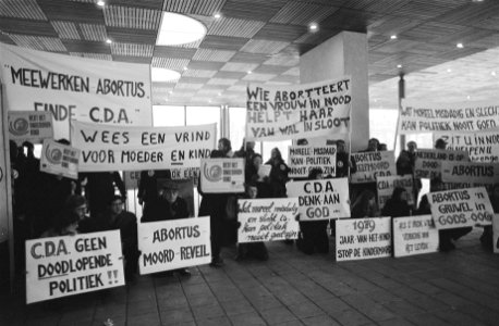 CDA-congres Den Haag protest pater Koopmans, Bestanddeelnr 930-0827