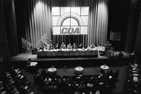 CDA-partijraad in Hoogeveen overzicht vergadering, Bestanddeelnr 932-9739