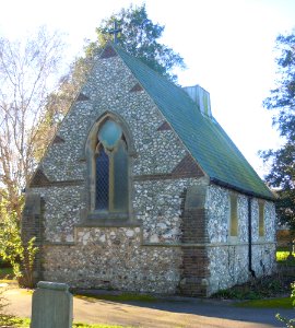Chapel at Portslade Cemetery, Trafalgar Road, Portslade (November 2015) (2)