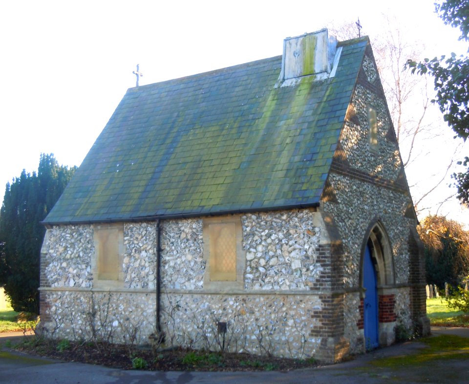 Chapel at Portslade Cemetery, Trafalgar Road, Portslade (November 2015) (1)