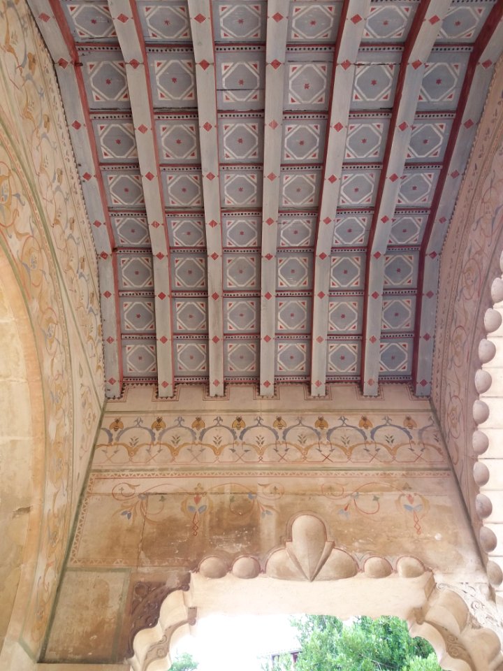 Chapelle impériale de biarritz - Plafond du porche