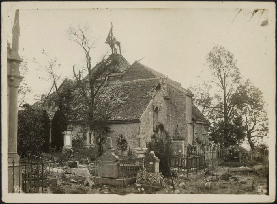 Chapel St. Lié, Ville Dommange, July 1918., Bestanddeelnr 158-1774