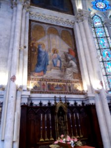 Chapelle des Chartreux - Tableau d'Antoine Sublet - L'Enfant Jésus au temple