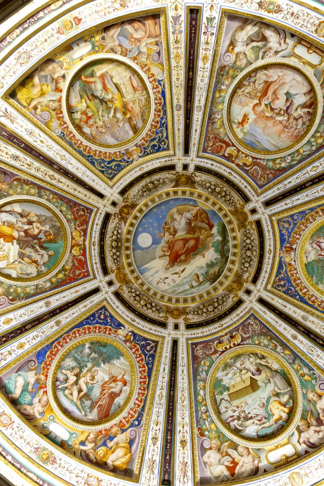 Chapel ceiling - Villa Farnese - Caprarola, Italy - DSC02378