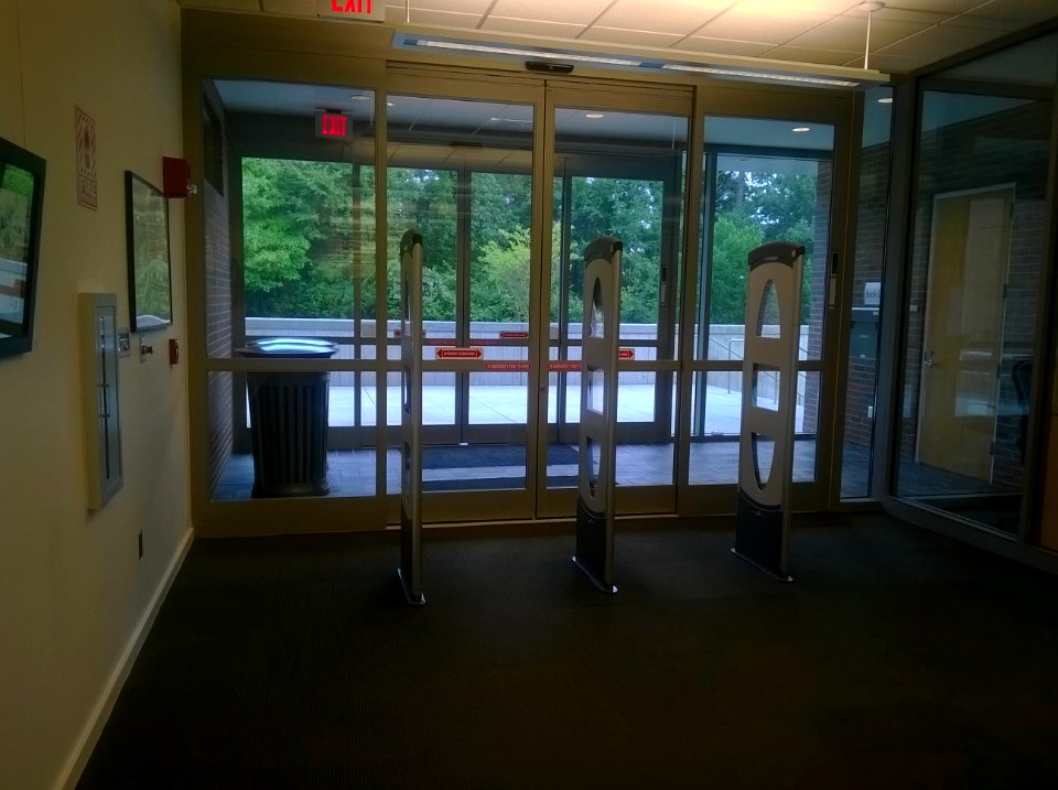 Chapel Hill Public Library first floor exit 20141002