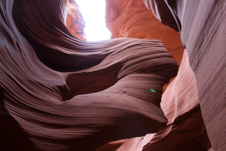 Antelope canyon usa national park stone
