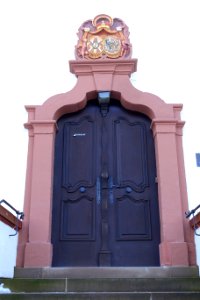 Chapel doorway - Schloss Dagstuhl - DSC06223