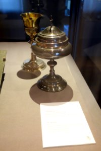 Chalice and pyx, 18th century, Genovese silver - Museo Diocesano (Genoa) - DSC01750