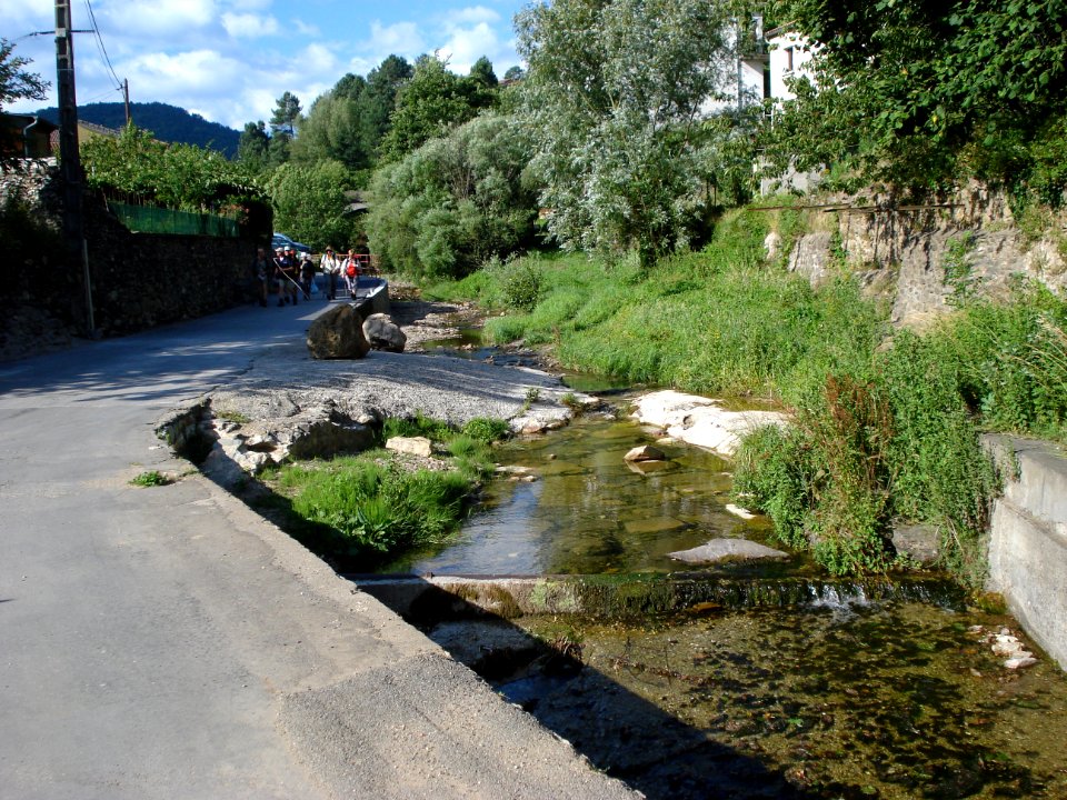Chamborigaud (Gard, Fr), la Ribeyrette (ruisseau)