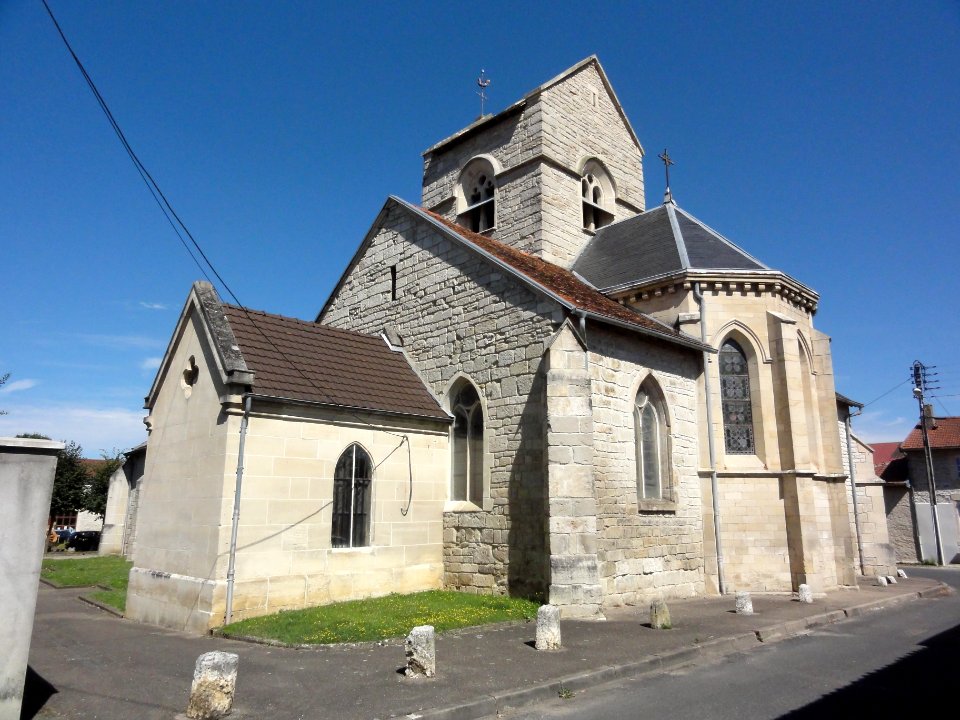 Chamouilley (Haute-Marne) église, sud-est