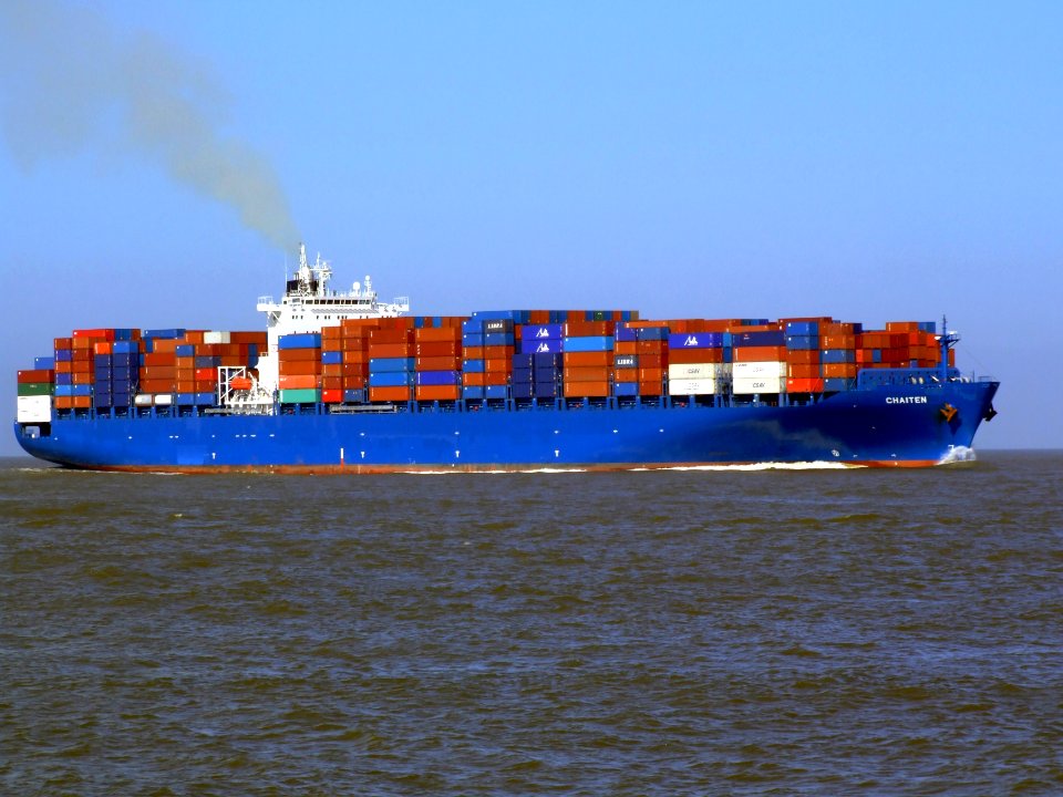 Chaiten p5 approaching Port of Rotterdam, Holland 08-Mar-2007