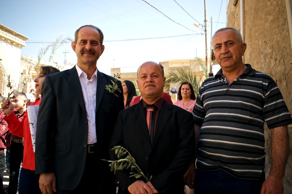 Chaldean Catholics in alQosh enjoying the festival and parade in 2018 for Palm Sunday 02