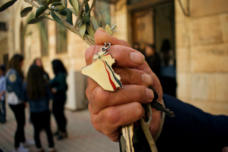 Chaldean Catholics in alQosh enjoying the festival and parade in 2018 for Palm Sunday 10