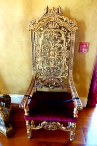 Chair 1 of 2, Ballroom - Cà d'Zan - John and Mable Ringling Museum of Art - Sarasota, FL - DSC00251