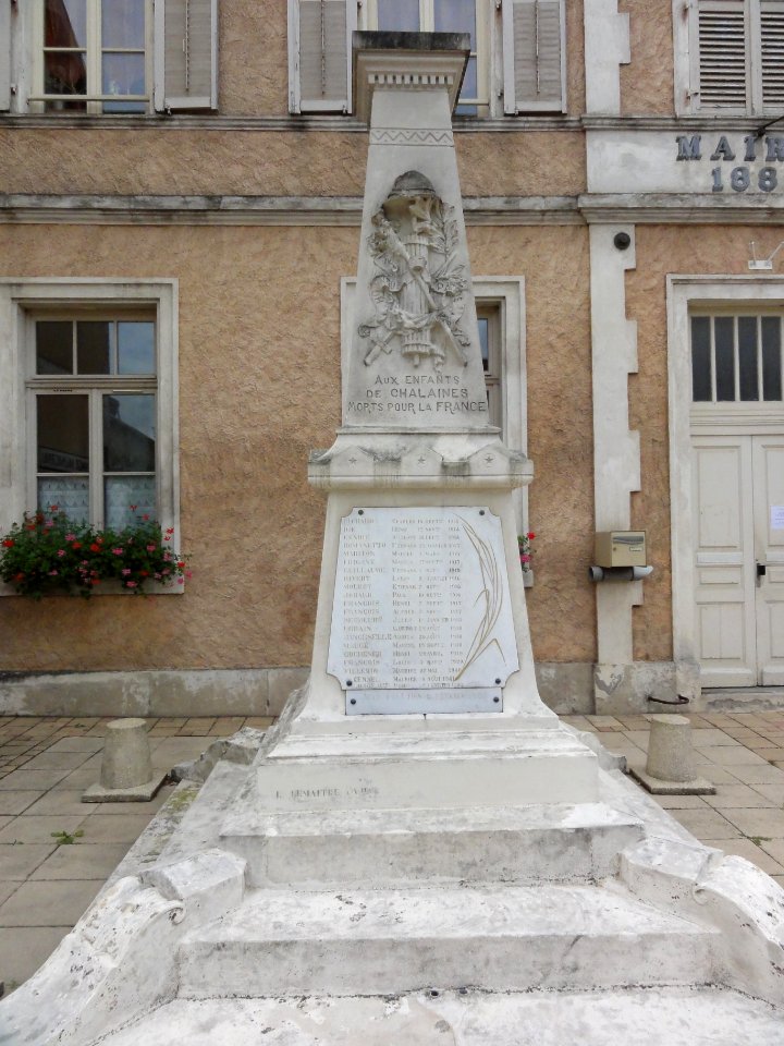 Chalaines (Meuse) monument aux morts