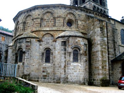 Chamalières -sur-Loire, chevet de l'église