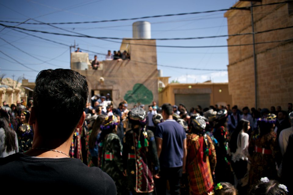 Chaldean Catholics in alQosh enjoying the festival and parade in 2018 for Palm Sunday 15