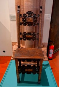 Chair, Germany, 1650-1700, walnut - Germanisches Nationalmuseum - Nuremberg, Germany - DSC03003