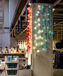 Chain lights in IKEA Torp Uddevalla 2