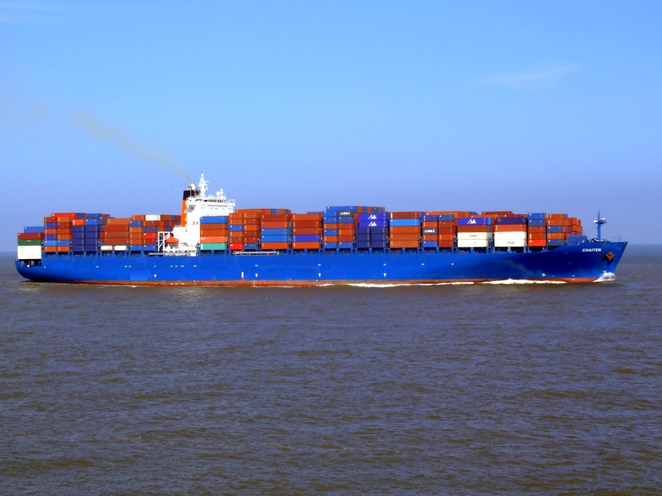 Chaiten p6 approaching Port of Rotterdam, Holland 08-Mar-2007
