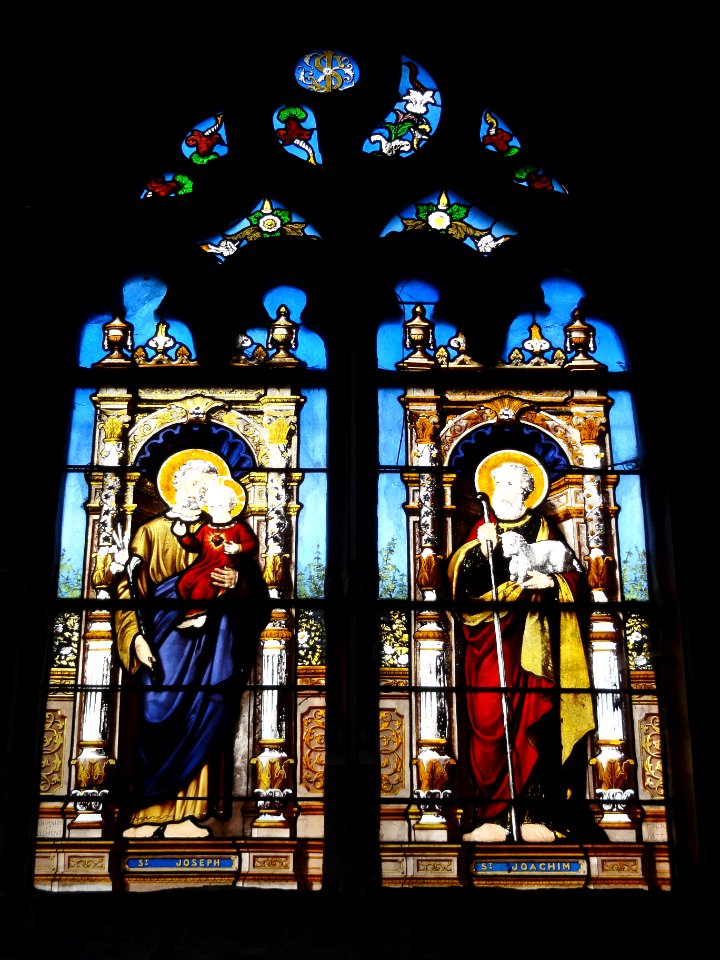 Chailles (Loir-et-Cher) église, vitrail 5