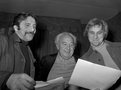 Chaim Topol, Lex Goudsmit en Norman Jewison (1971)