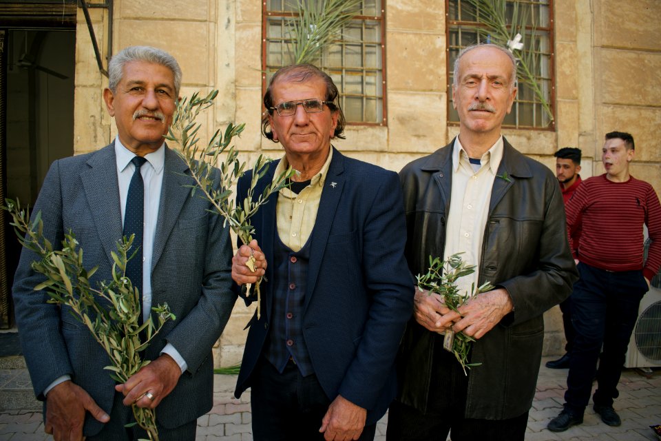 Chaldean Catholics in alQosh enjoying the festival and parade in 2018 for Palm Sunday 08