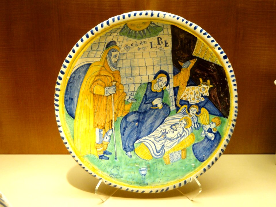 Charger, London, dated 1652 - Nelson-Atkins Museum of Art - DSC08687