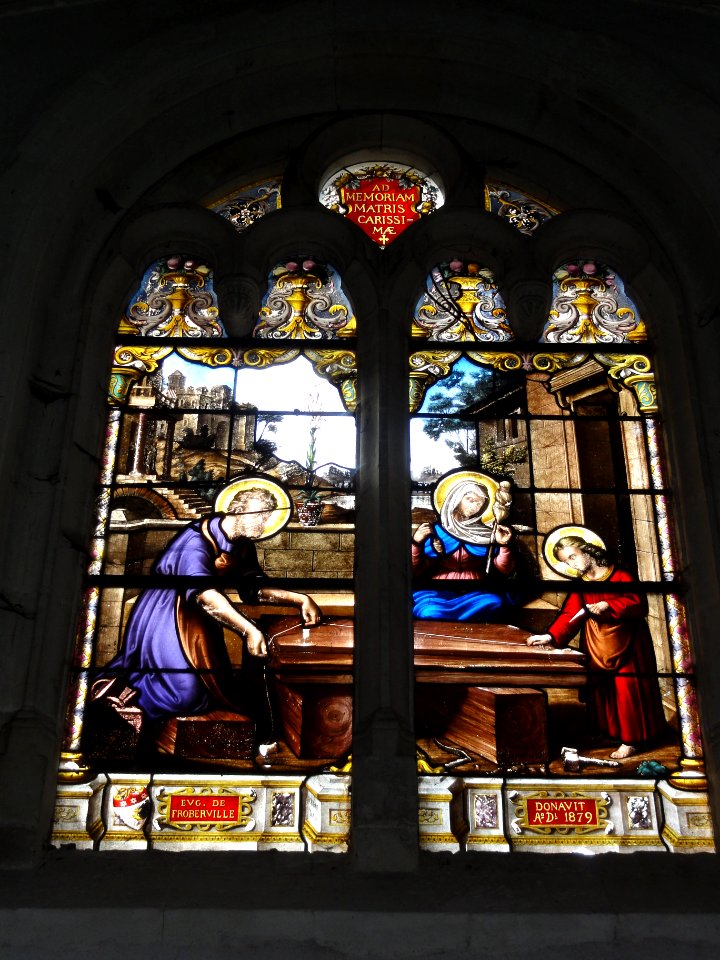 Chailles (Loir-et-Cher) église, vitrail 6