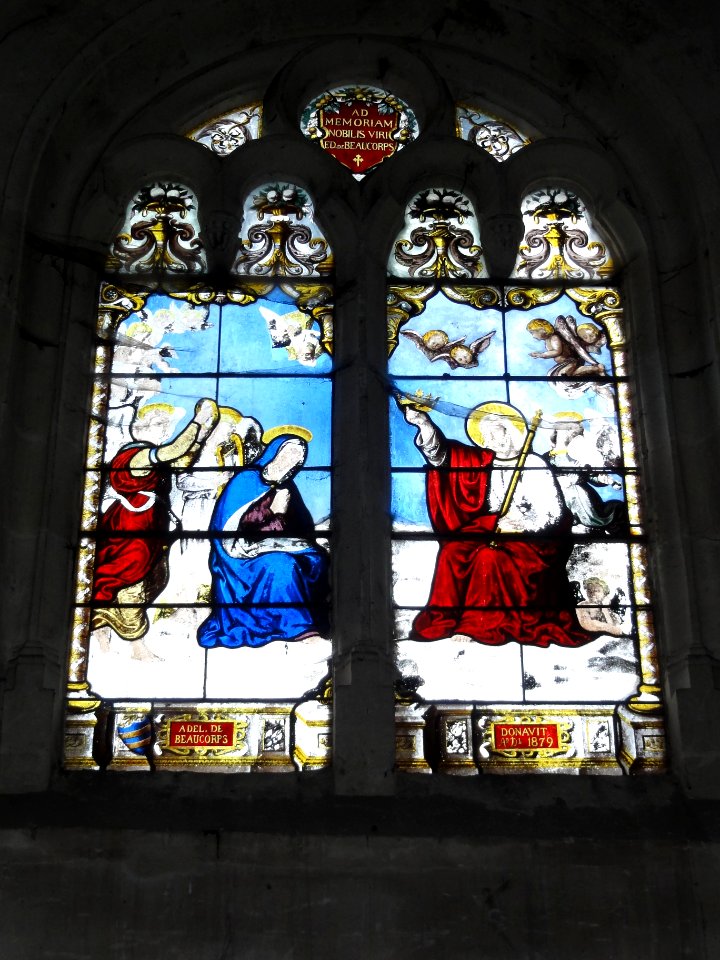 Chailles (Loir-et-Cher) église, vitrail 2
