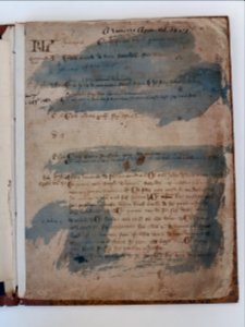 Chapitre primatial Saint-Jean de Lyon - Armoire Agar - 10 G 1054 - Volume 34 - Folio 1 recto