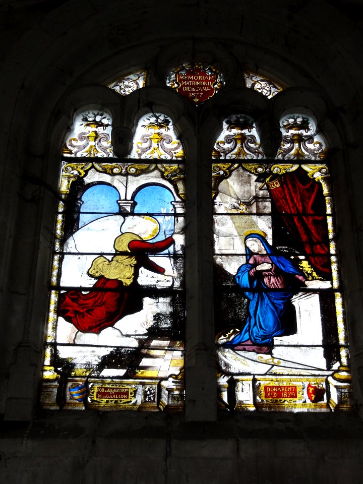 Chailles (Loir-et-Cher) église, vitrail 1