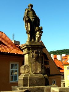 Charles Bridge statue, Prague pic3
