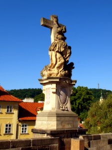 Charles Bridge statue, Prague pic2
