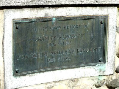 Charles Bancroft plaque - Groton, MA - DSC04075