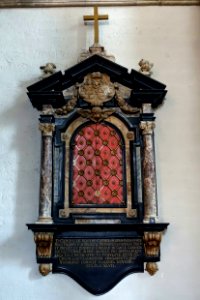 Charles de Hovyne memorial tablet - Église Notre-Dame-de-la-Chapelle - Brussels, Belgium - DSC07767