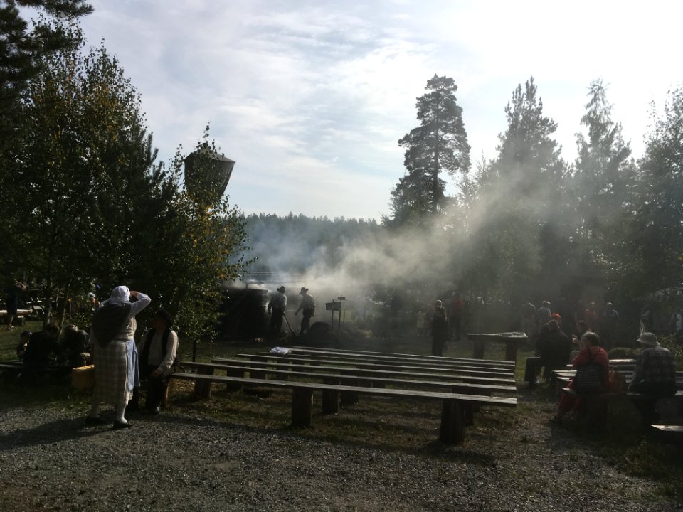 Charcoal pile in Malmbacka 4