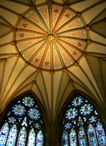 Chapter House ceiling, York Minster photo