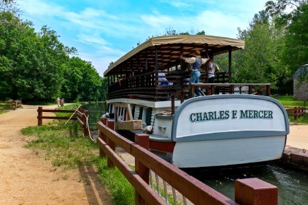 Charles F Mercer Boat on C and O Canal