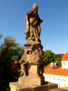 Charles Bridge statue, Prague pic1