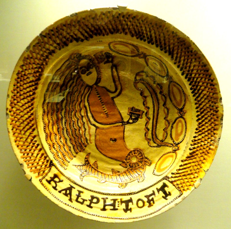 Charger, Ralph Toft, Staffordshire, c. 1660-1680 - Nelson-Atkins Museum of Art - DSC08678