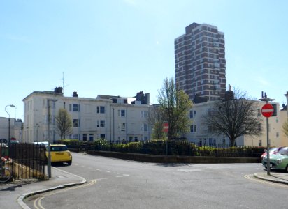 Chartwell Court and Clarence Square, Brighton (April 2013)