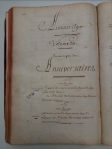 Chapitre primatial Saint-Jean de Lyon - Armoire Agar - 10 G 9 - Page 381 - Volume 34