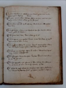 Chapitre primatial Saint-Jean de Lyon - Armoire Agar - 10 G 1054 - Volume 34 - Folio 21 recto
