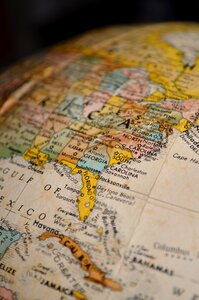 North america map brown map brown globe