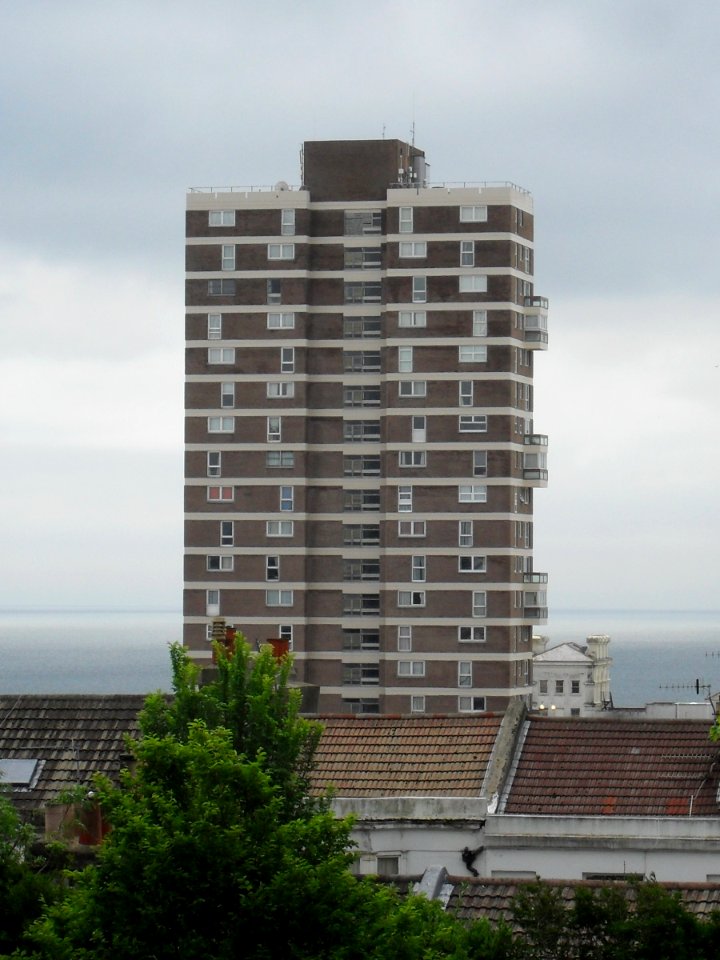 Chartwell Court, Brighton (from St Nicholas' Garden of Rest) (June 2010)