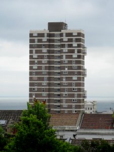 Chartwell Court, Brighton (from St Nicholas' Garden of Rest) (June 2010)